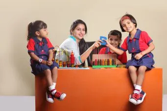 Nursery school in Vivek Vihar Metro Station